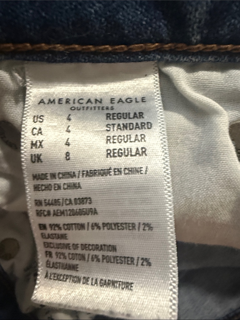 American Eagle Outfitters Distressed Super Stretch Skinny Jeans - Picture 8 of 8